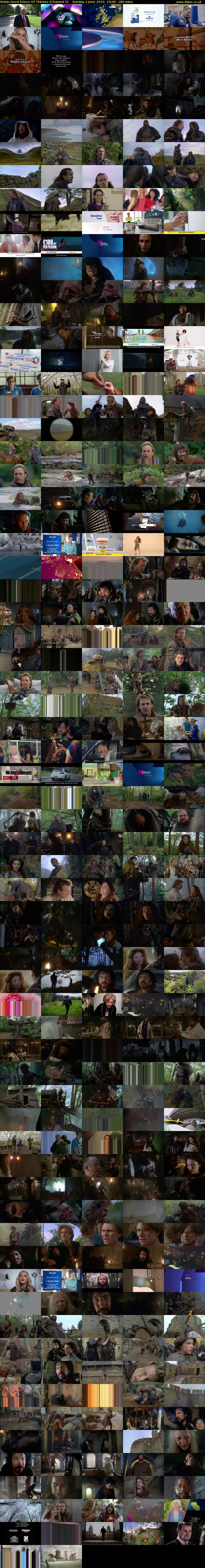 Robin Hood Prince Of Thieves (Channel 5) Sunday 2 June 2019 19:00 - 22:00