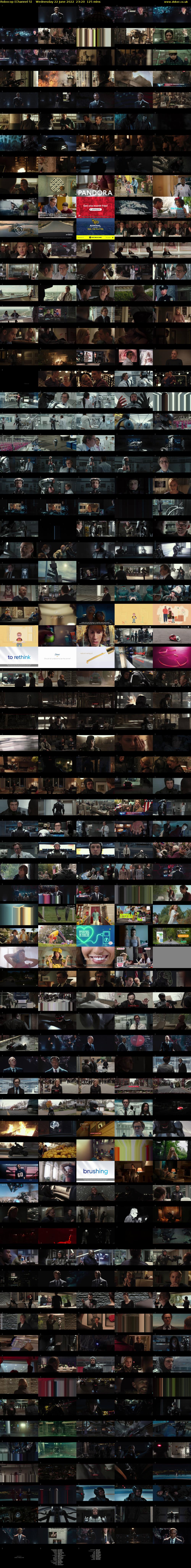 Robocop (Channel 5) Wednesday 22 June 2022 23:20 - 01:25