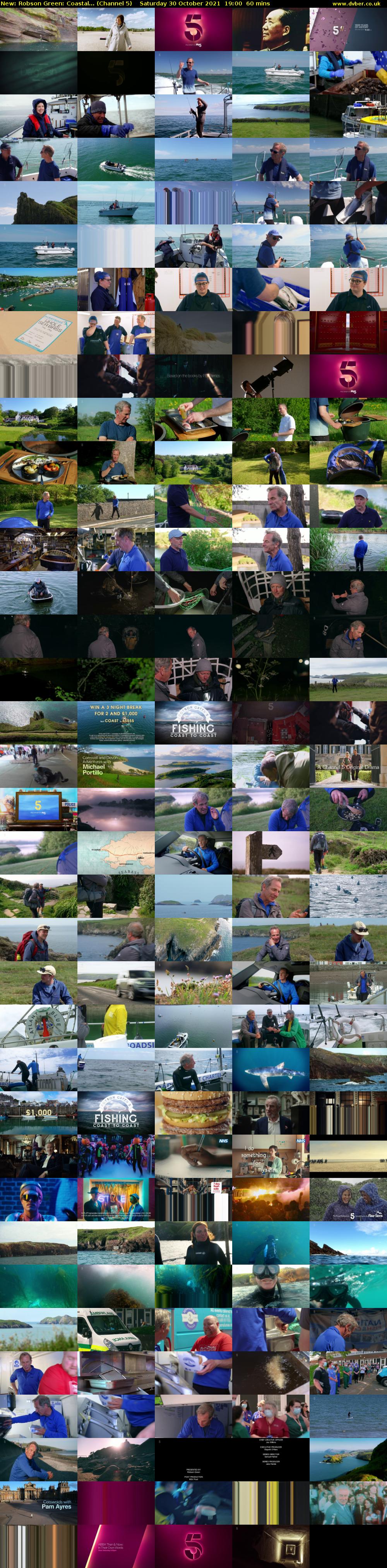 Robson Green: Coastal... (Channel 5) Saturday 30 October 2021 19:00 - 20:00