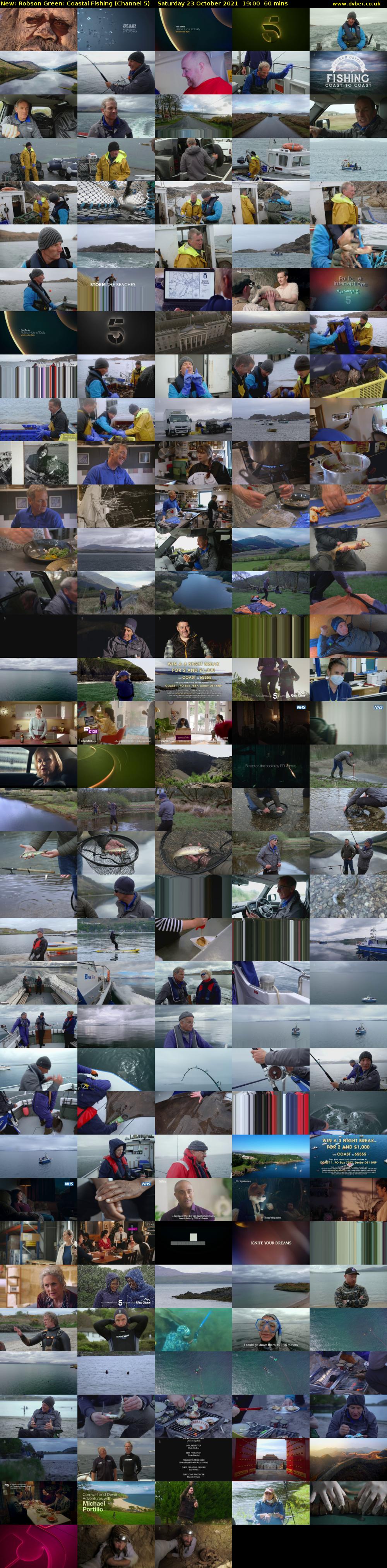 Robson Green: Coastal Fishing (Channel 5) Saturday 23 October 2021 19:00 - 20:00
