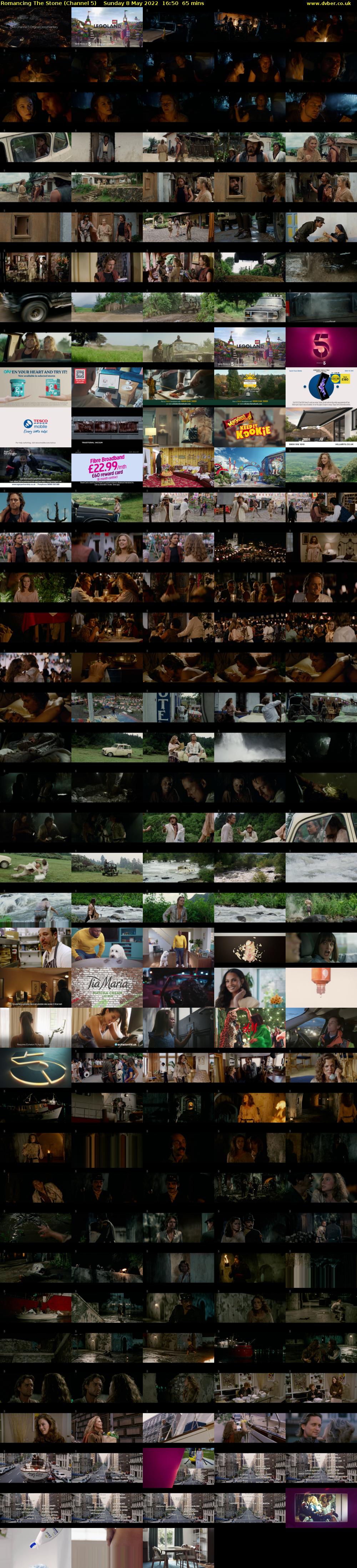 Romancing The Stone (Channel 5) Sunday 8 May 2022 16:50 - 17:55