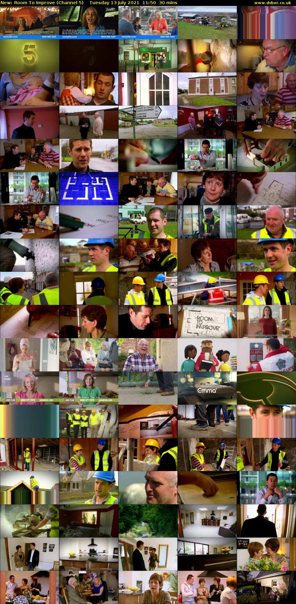 Room To Improve (Channel 5) Tuesday 13 July 2021 11:50 - 12:20