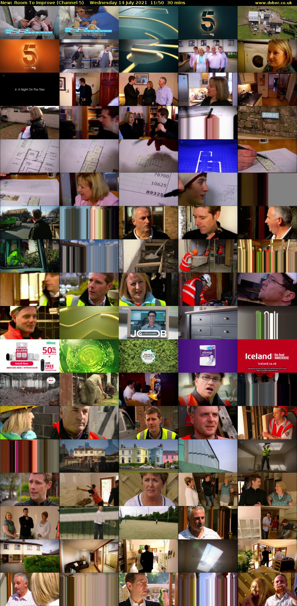 Room To Improve (Channel 5) Wednesday 14 July 2021 11:50 - 12:20