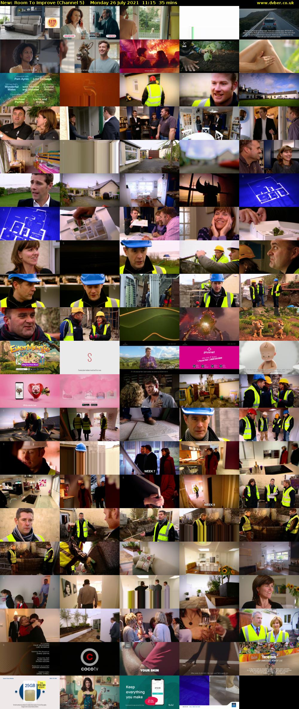 Room To Improve (Channel 5) Monday 26 July 2021 11:15 - 11:50