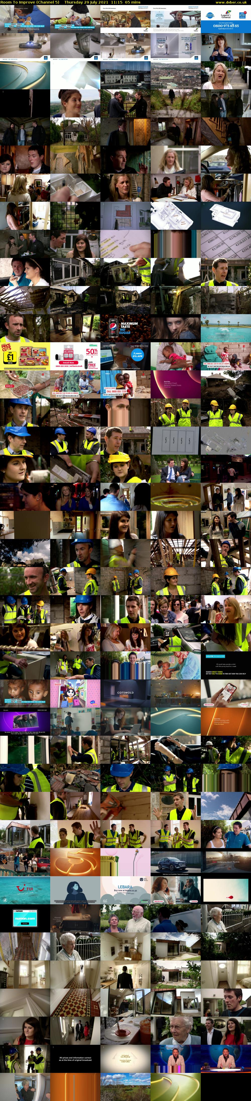 Room To Improve (Channel 5) Thursday 29 July 2021 11:15 - 12:20