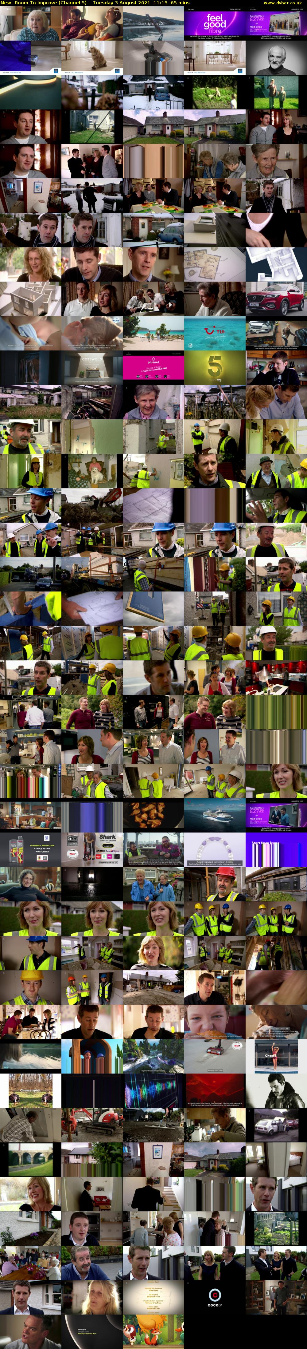 Room To Improve (Channel 5) Tuesday 3 August 2021 11:15 - 12:20