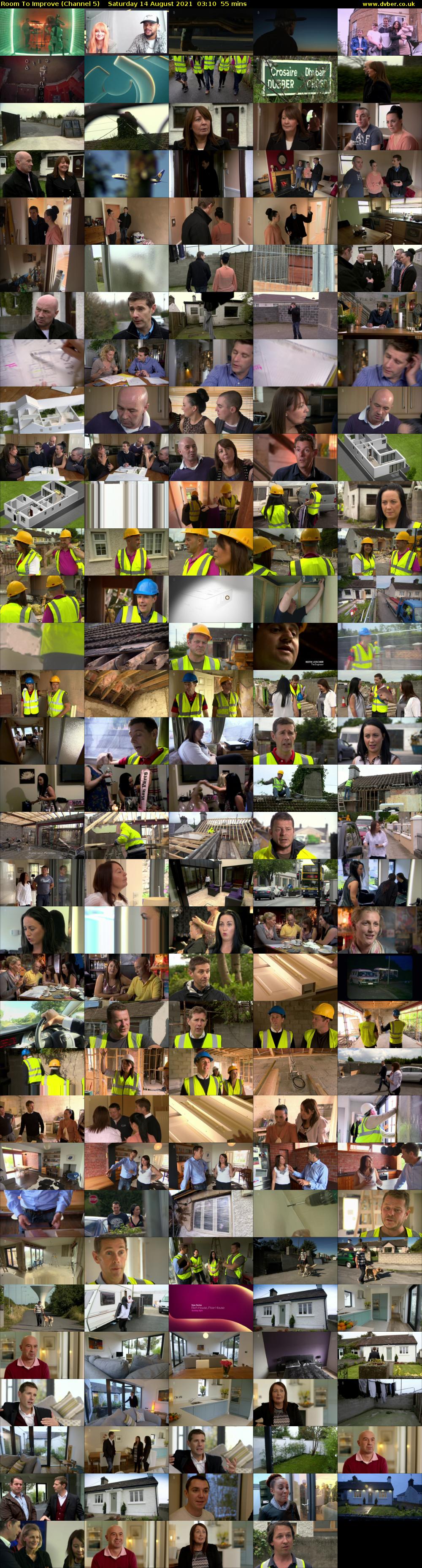 Room To Improve (Channel 5) Saturday 14 August 2021 03:10 - 04:05