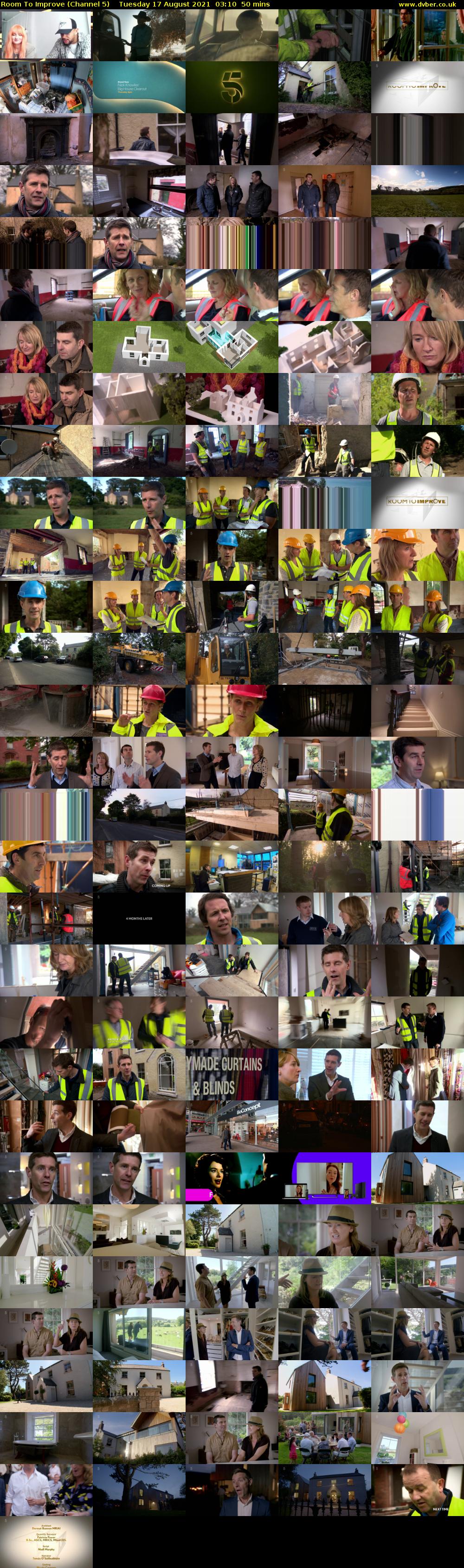 Room To Improve (Channel 5) Tuesday 17 August 2021 03:10 - 04:00