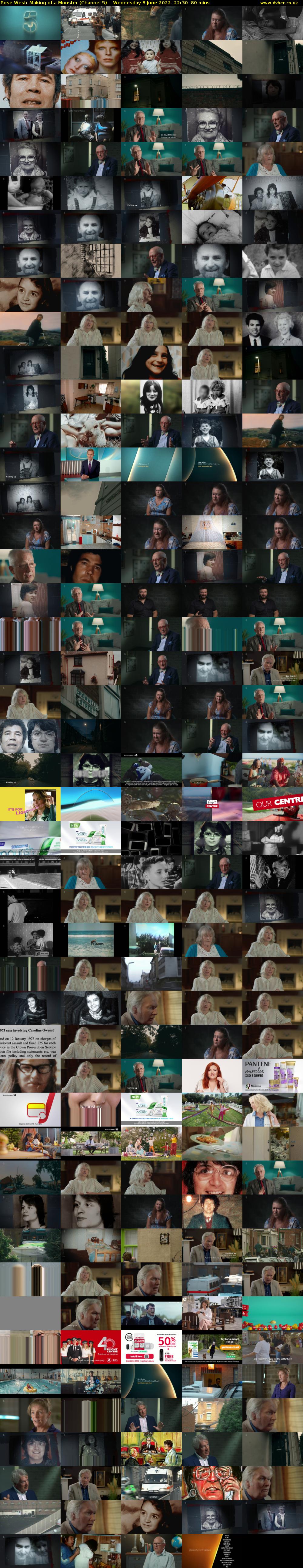 Rose West: Making of a Monster (Channel 5) Wednesday 8 June 2022 22:30 - 23:50