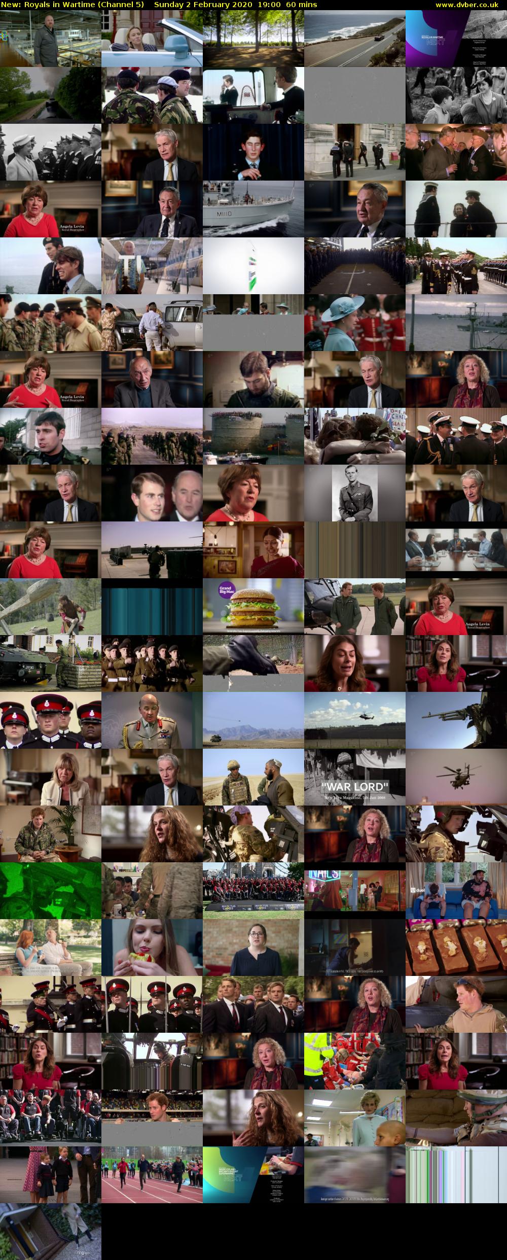 Royals in Wartime (Channel 5) Sunday 2 February 2020 19:00 - 20:00