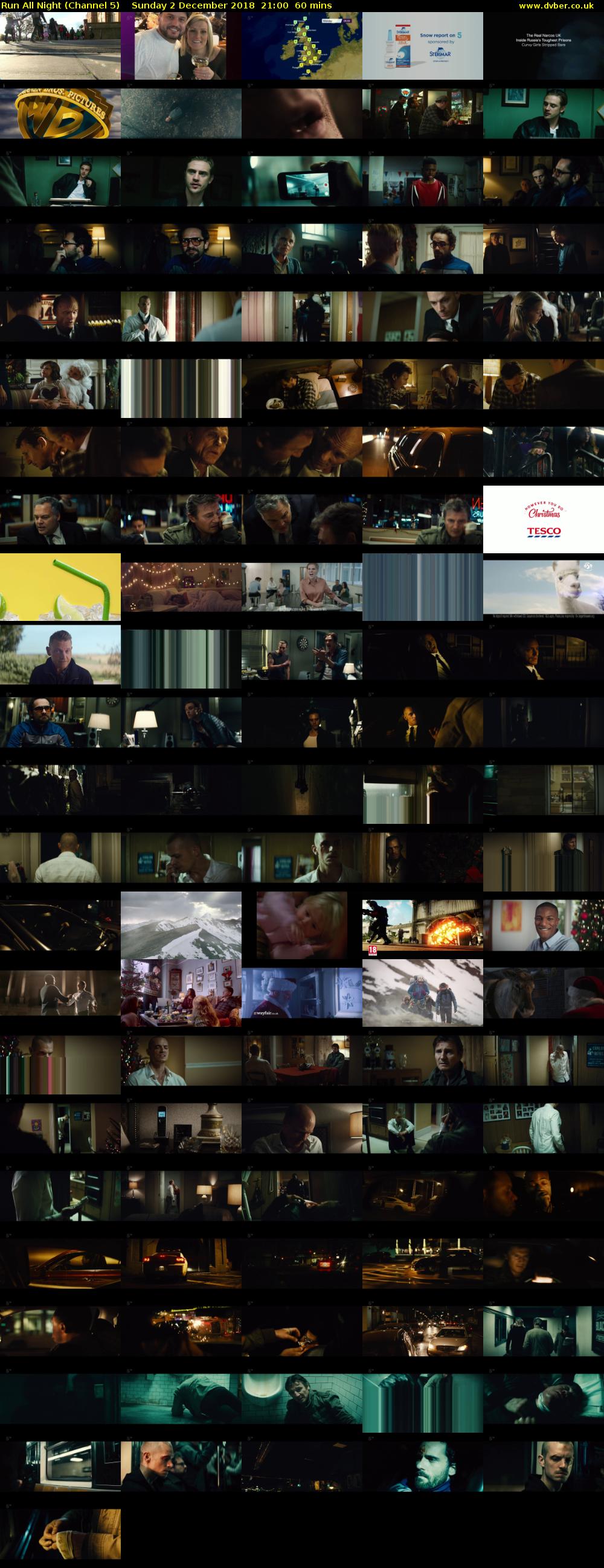 Run All Night (Channel 5) Sunday 2 December 2018 21:00 - 22:00
