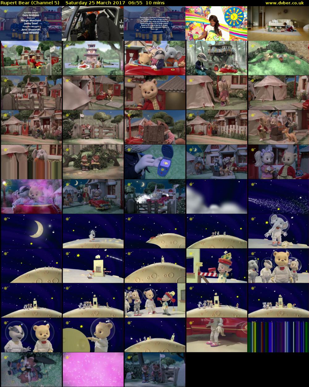 Rupert Bear (Channel 5) Saturday 25 March 2017 06:55 - 07:05