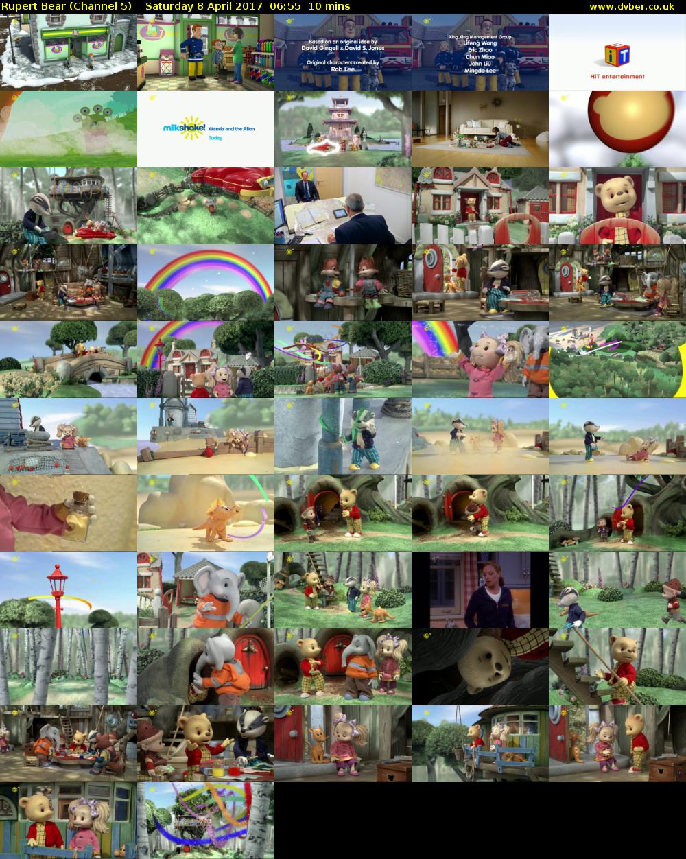 Rupert Bear (Channel 5) Saturday 8 April 2017 06:55 - 07:05