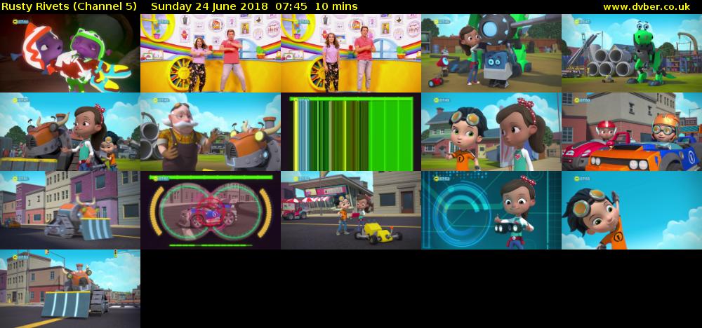 Rusty Rivets (Channel 5) Sunday 24 June 2018 07:45 - 07:55