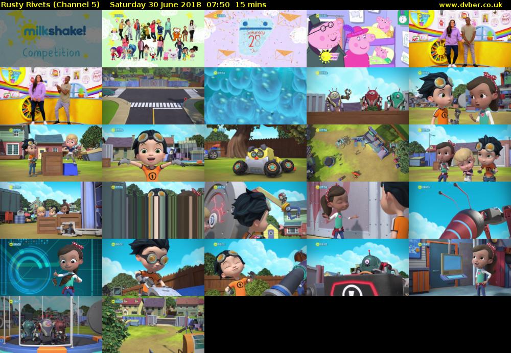 Rusty Rivets (Channel 5) Saturday 30 June 2018 07:50 - 08:05