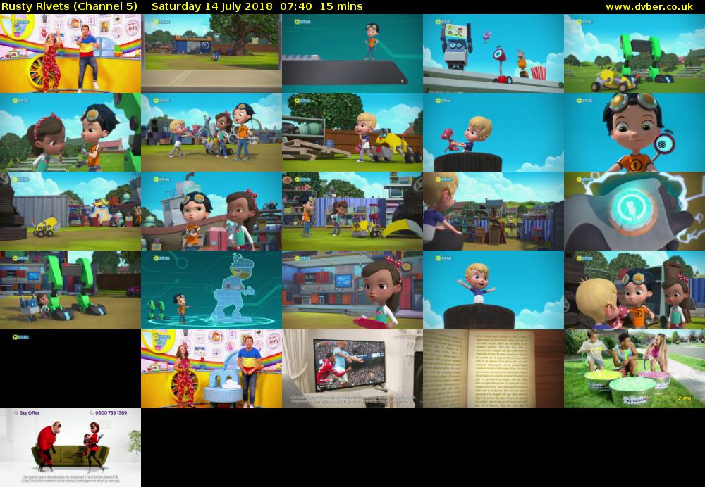 Rusty Rivets (Channel 5) Saturday 14 July 2018 07:40 - 07:55