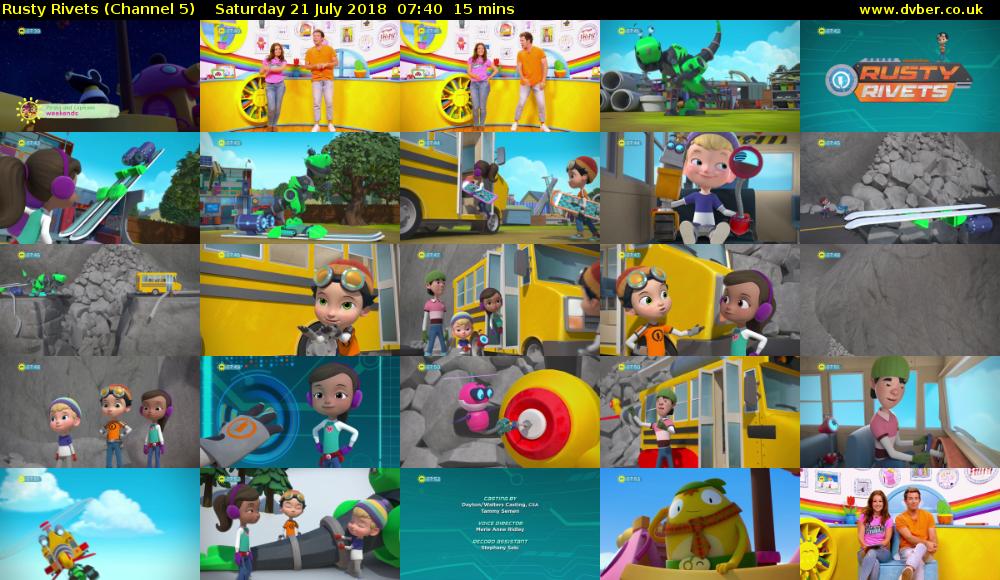 Rusty Rivets (Channel 5) Saturday 21 July 2018 07:40 - 07:55