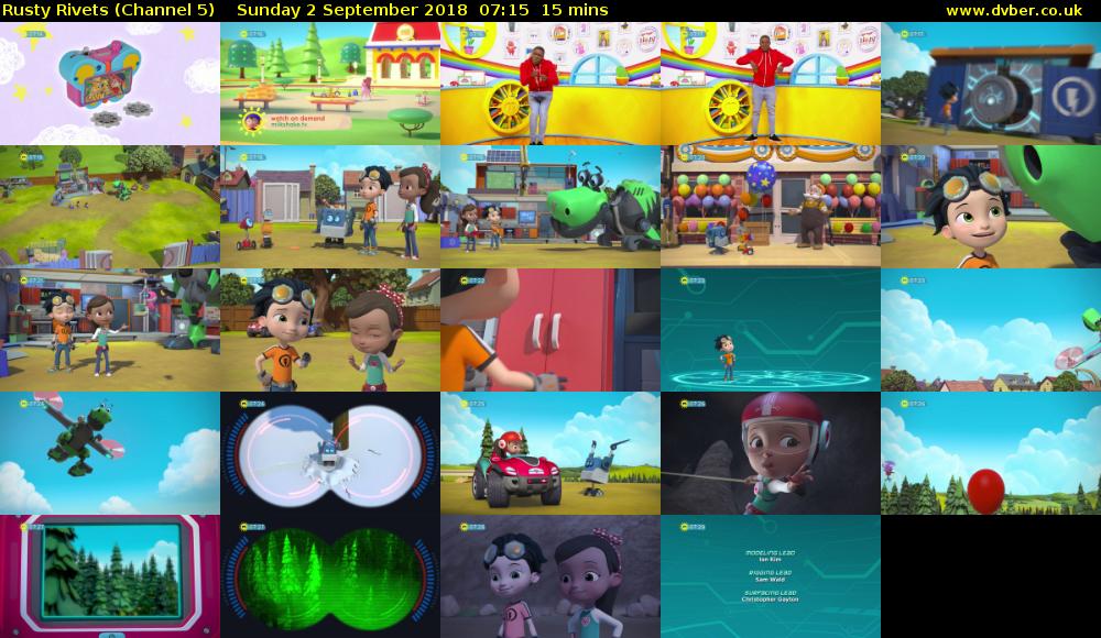 Rusty Rivets (Channel 5) Sunday 2 September 2018 07:15 - 07:30