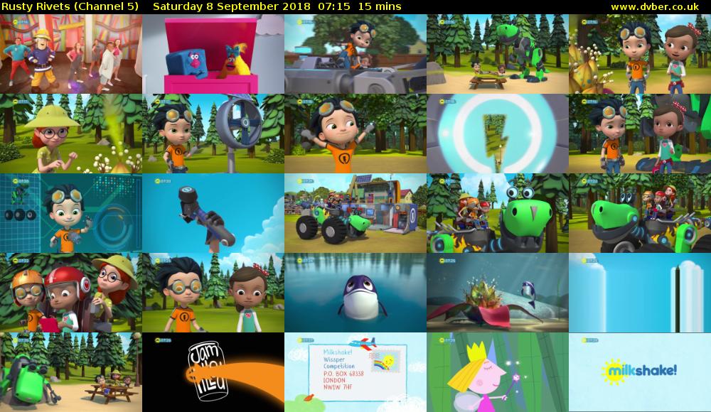 Rusty Rivets (Channel 5) Saturday 8 September 2018 07:15 - 07:30