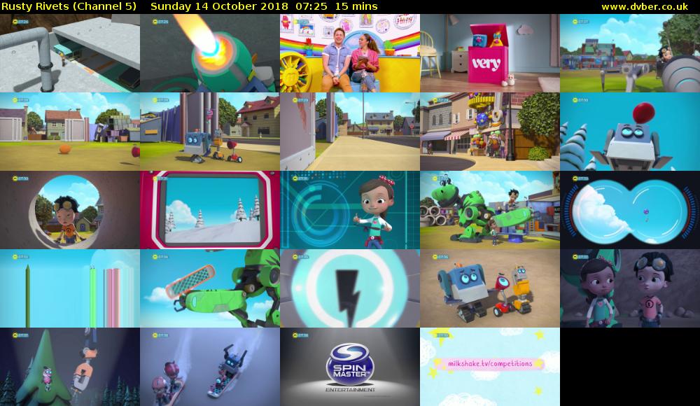 Rusty Rivets (Channel 5) Sunday 14 October 2018 07:25 - 07:40