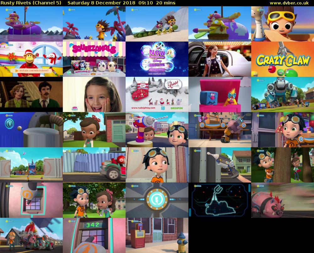 Rusty Rivets (Channel 5) Saturday 8 December 2018 09:10 - 09:30