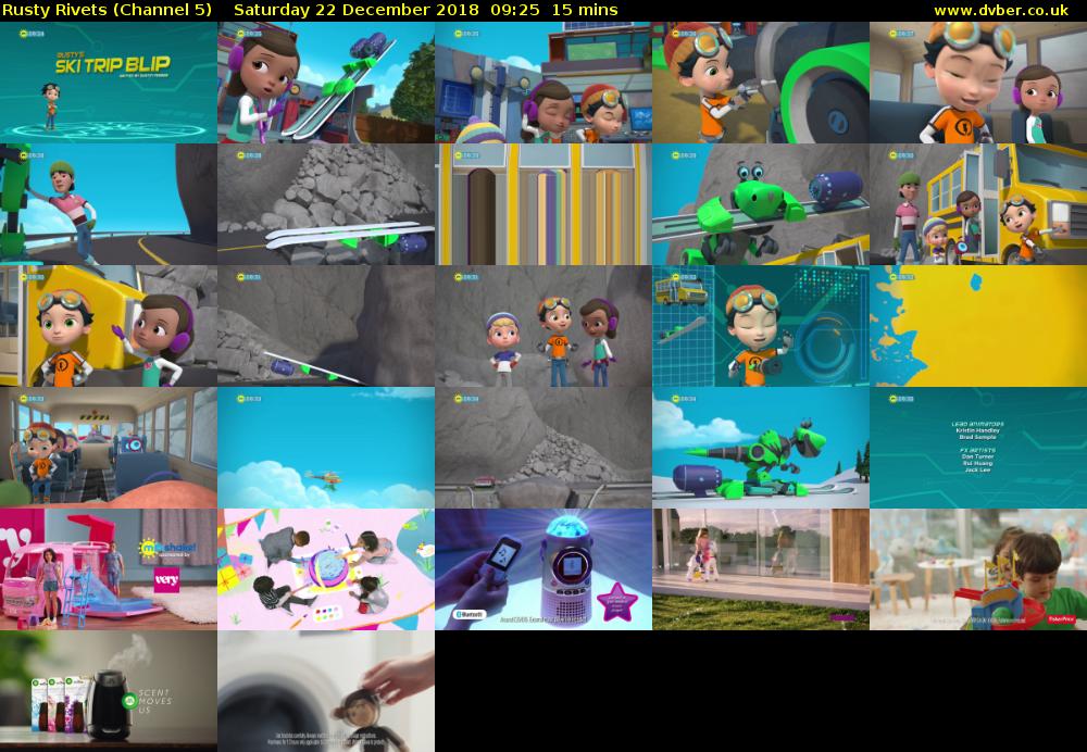 Rusty Rivets (Channel 5) Saturday 22 December 2018 09:25 - 09:40