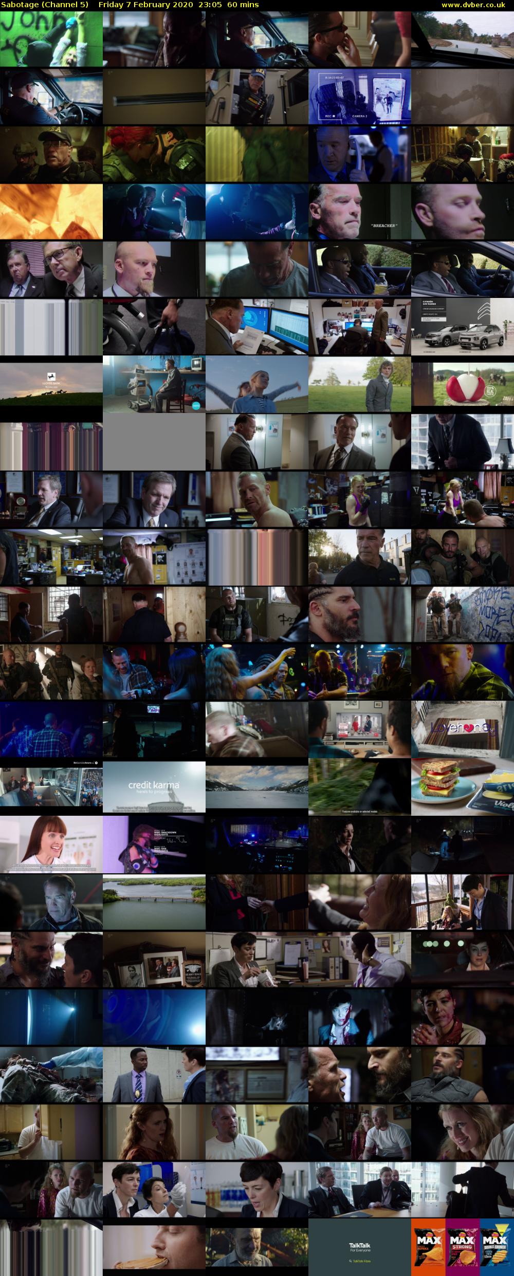 Sabotage (Channel 5) Friday 7 February 2020 23:05 - 00:05