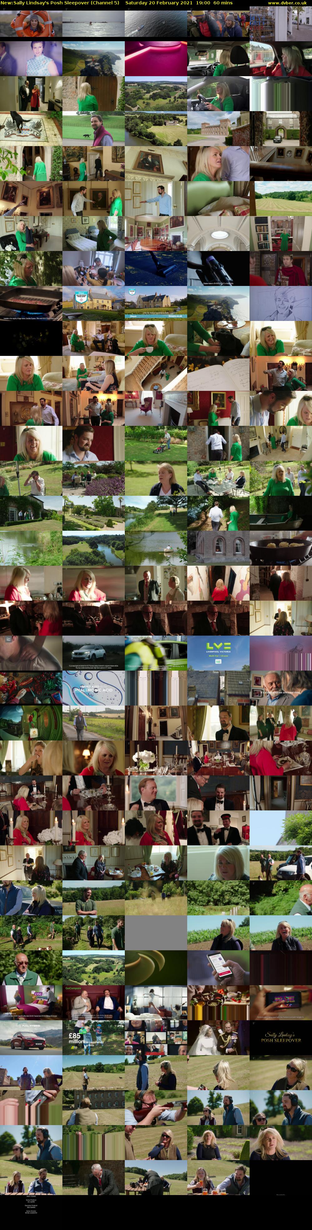 Sally Lindsay's Posh Sleepover (Channel 5) Saturday 20 February 2021 19:00 - 20:00