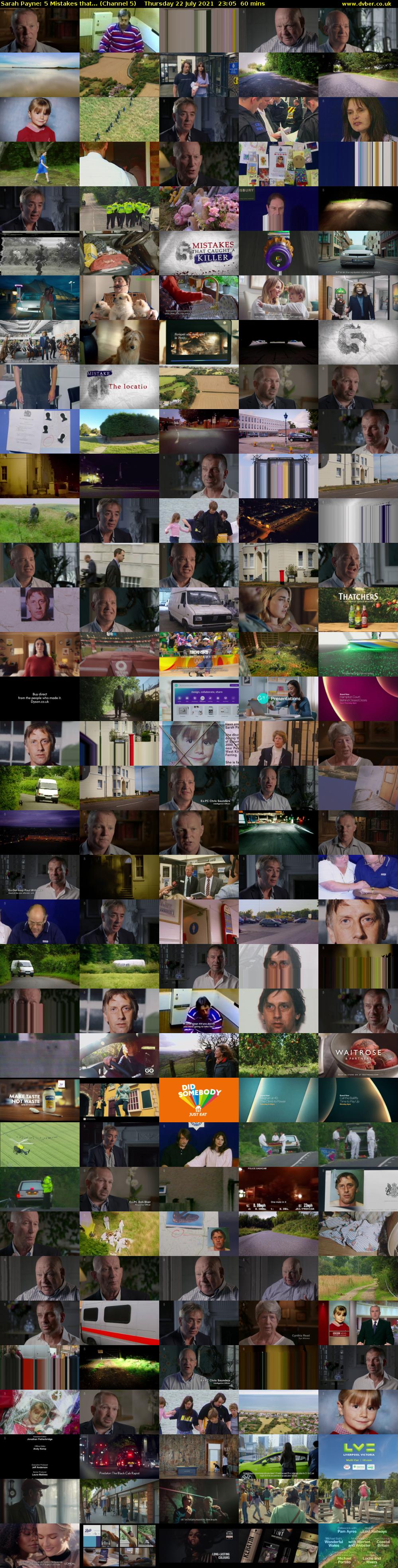 Sarah Payne: 5 Mistakes that... (Channel 5) Thursday 22 July 2021 23:05 - 00:05