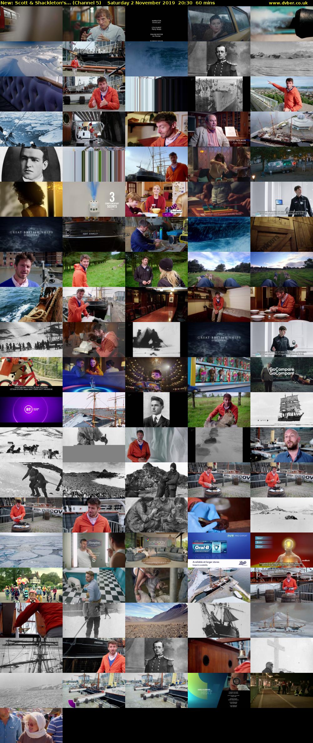 Scott & Shackleton's... (Channel 5) Saturday 2 November 2019 20:30 - 21:30
