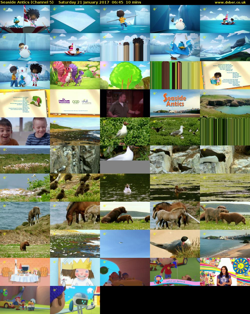 Seaside Antics (Channel 5) Saturday 21 January 2017 06:45 - 06:55