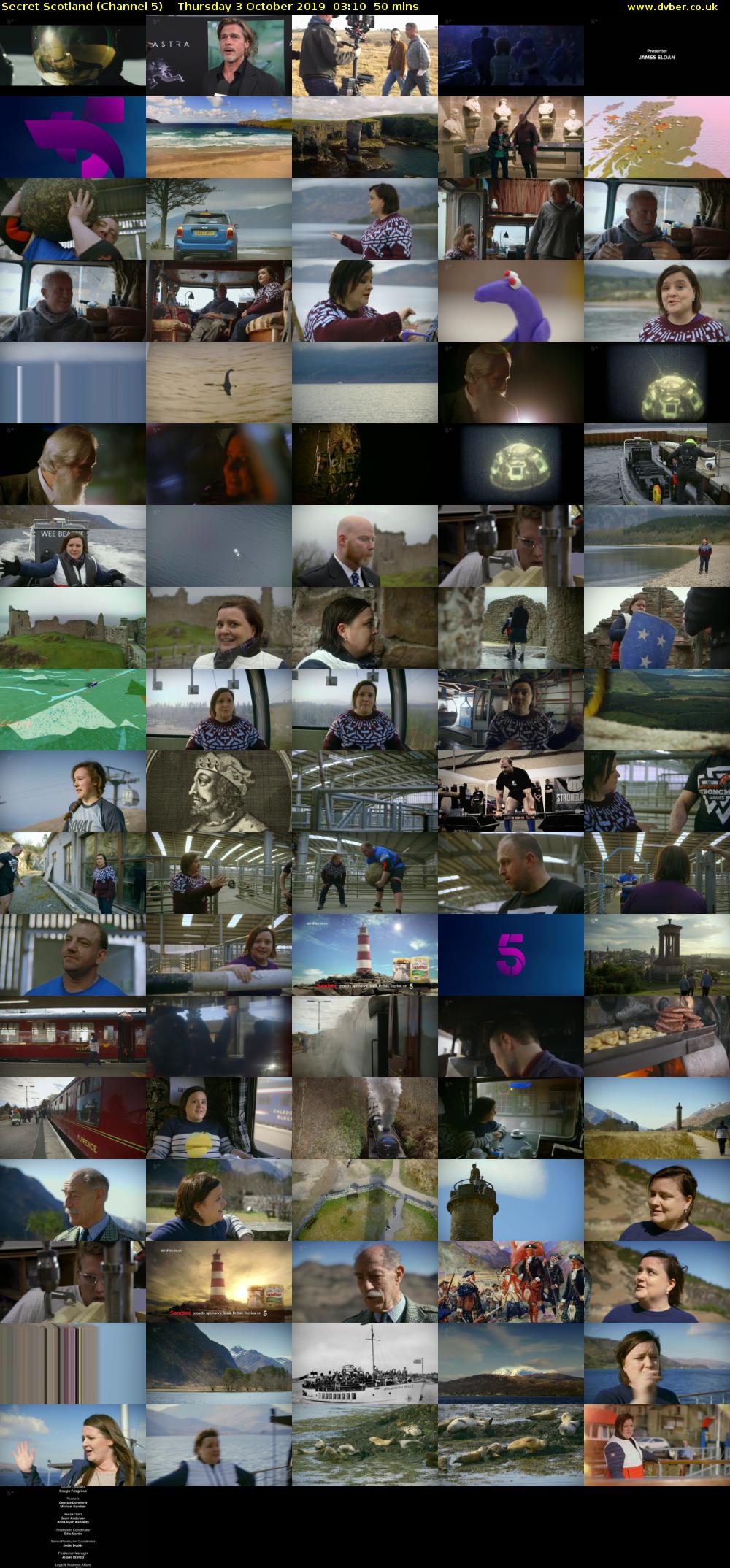 Secret Scotland (Channel 5) Thursday 3 October 2019 03:10 - 04:00