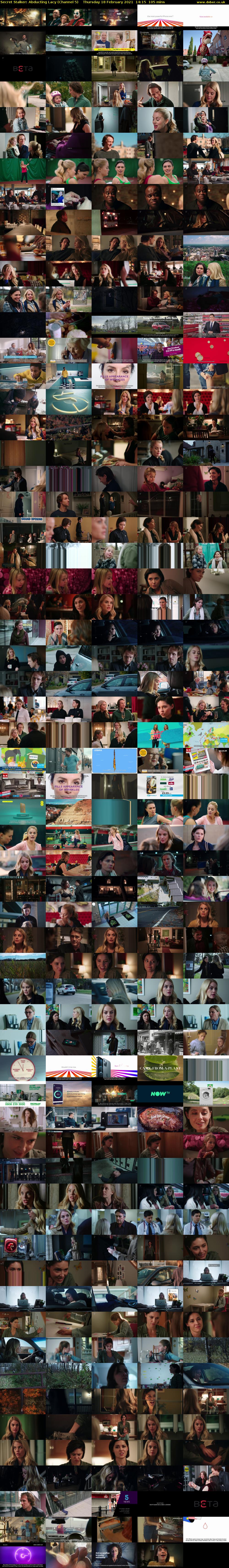 Secret Stalker: Abducting Lacy (Channel 5) Thursday 18 February 2021 14:15 - 16:00