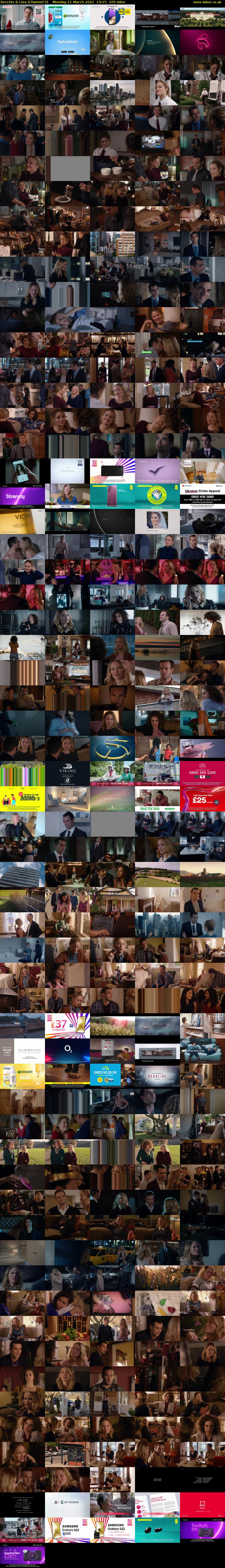 Secrets & Lies (Channel 5) Monday 21 March 2022 14:15 - 16:00