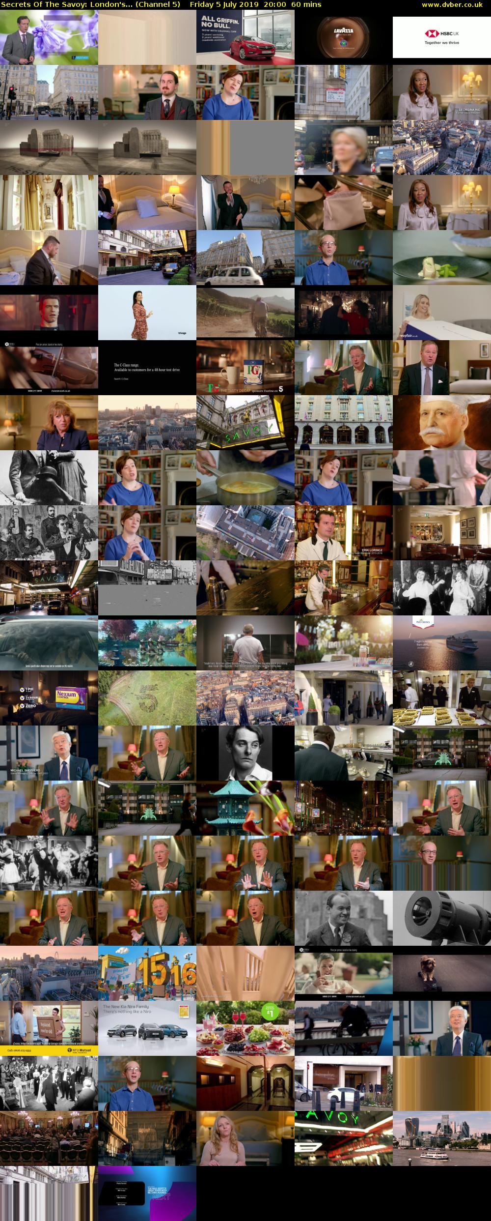 Secrets Of The Savoy: London's... (Channel 5) Friday 5 July 2019 20:00 - 21:00