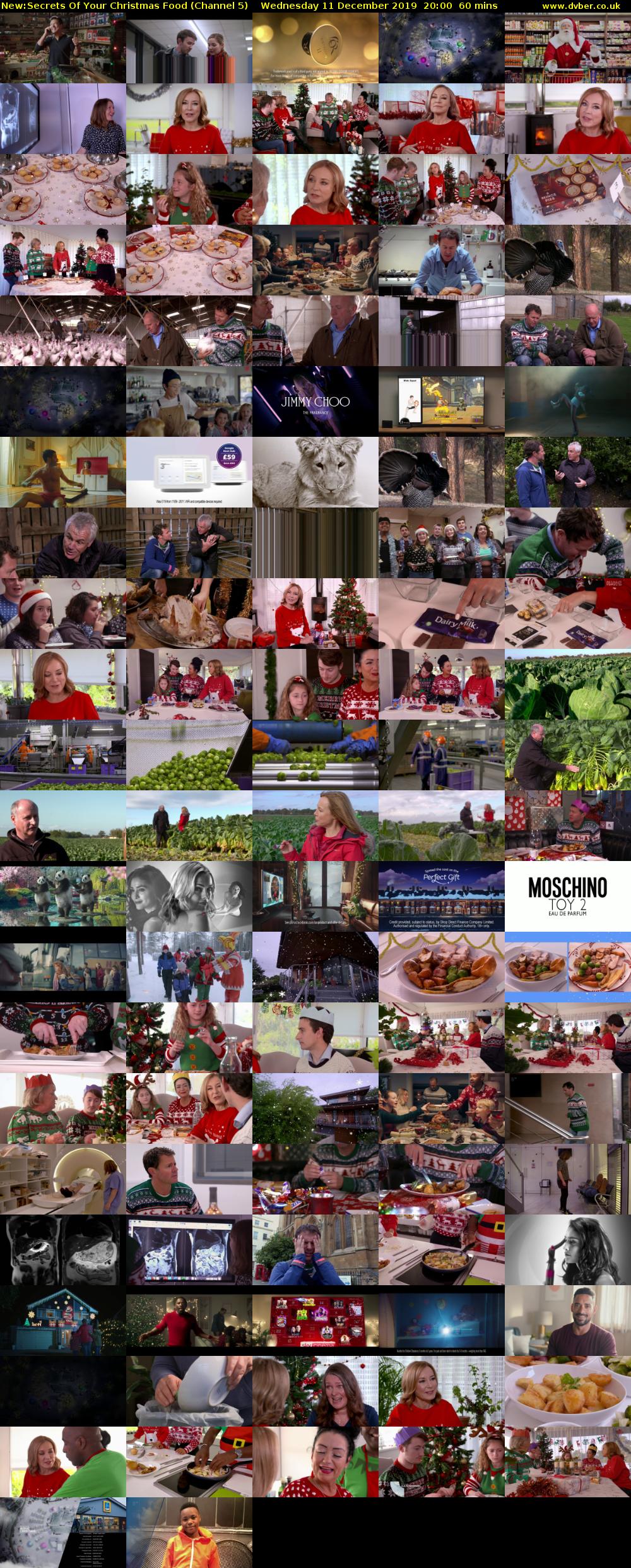 Secrets Of Your Christmas Food (Channel 5) Wednesday 11 December 2019 20:00 - 21:00
