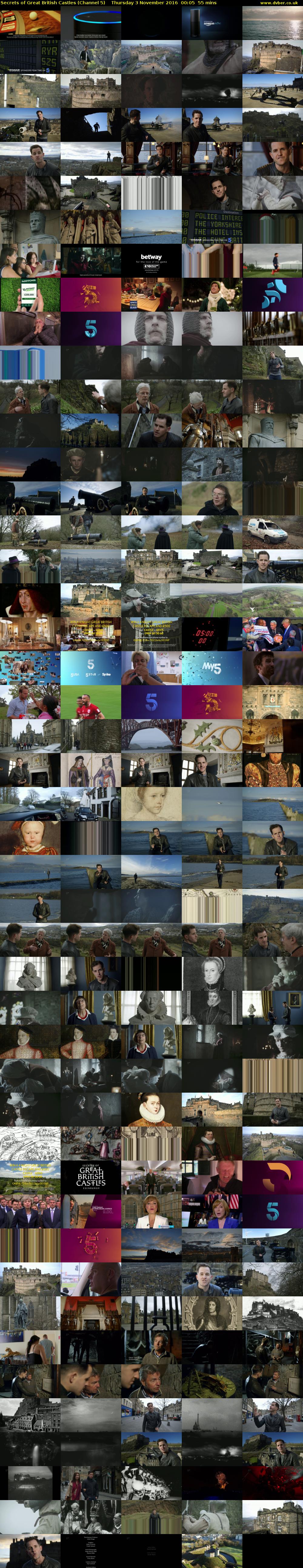 Secrets of Great British Castles (Channel 5) Thursday 3 November 2016 00:05 - 01:00