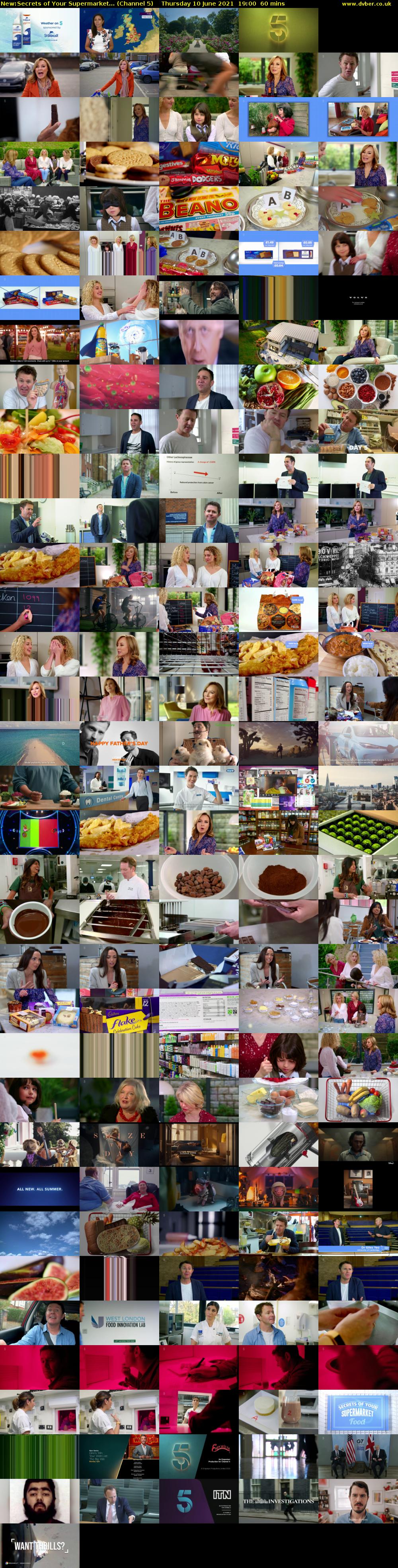 Secrets of Your Supermarket... (Channel 5) Thursday 10 June 2021 19:00 - 20:00