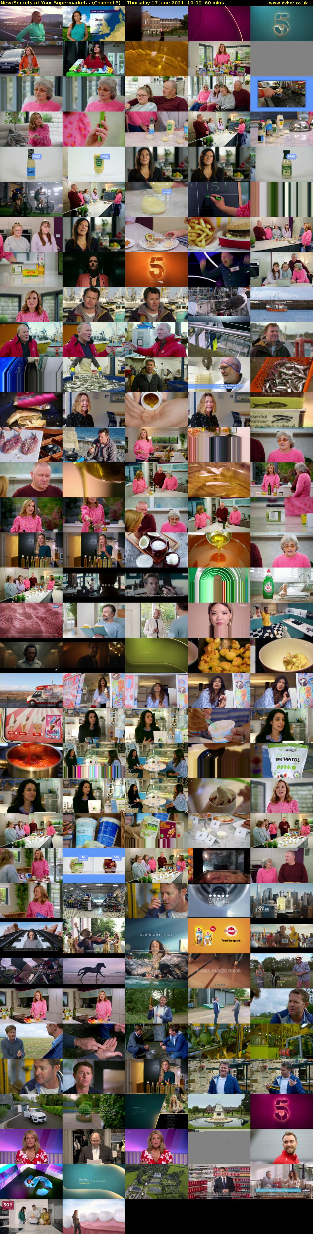 Secrets of Your Supermarket... (Channel 5) Thursday 17 June 2021 19:00 - 20:00