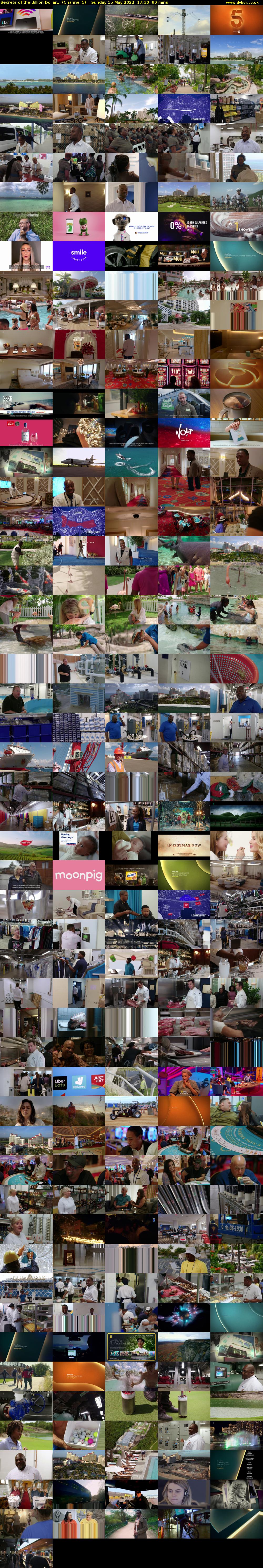 Secrets of the Billion Dollar... (Channel 5) Sunday 15 May 2022 17:30 - 19:00