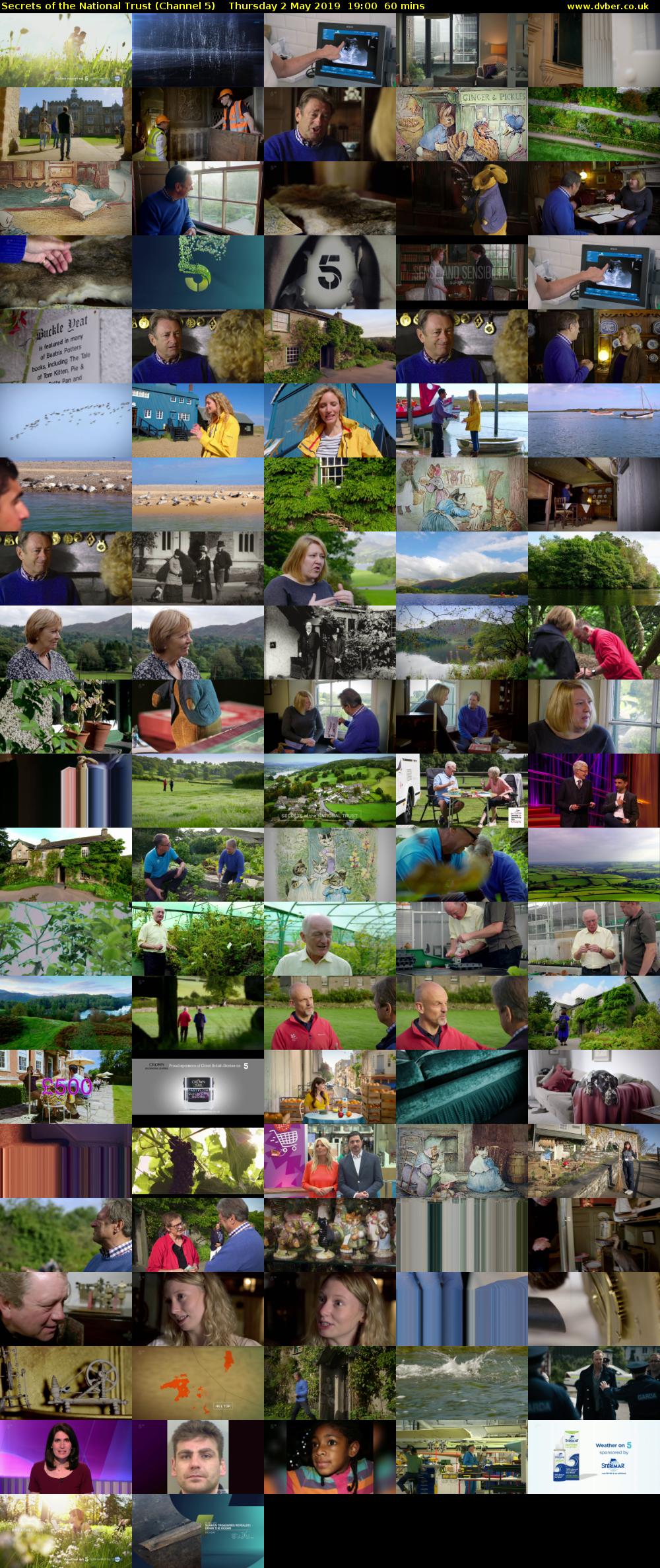 Secrets of the National Trust (Channel 5) Thursday 2 May 2019 19:00 - 20:00