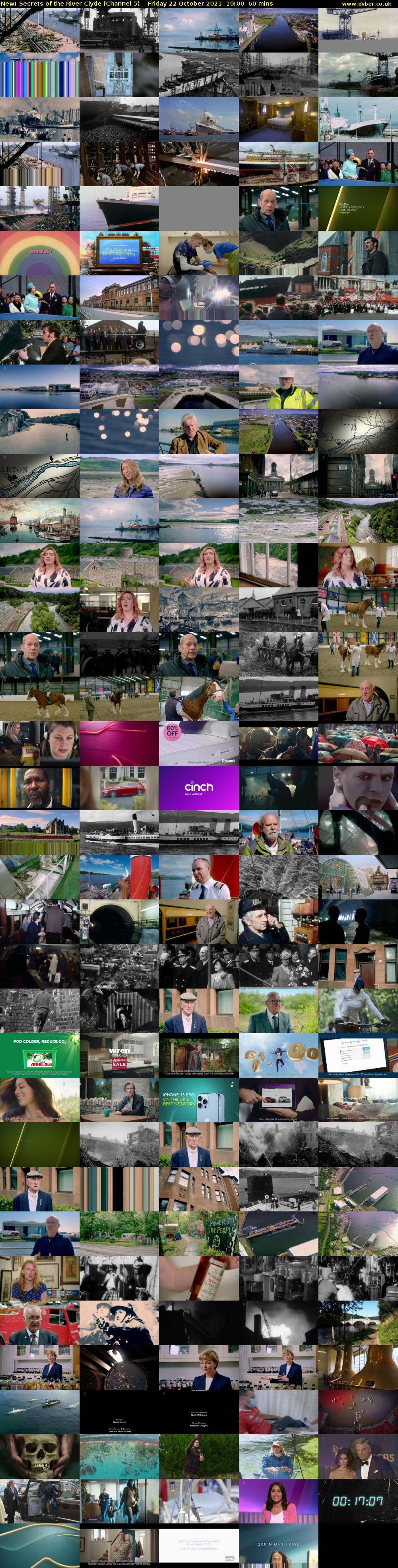 Secrets of the River Clyde (Channel 5) Friday 22 October 2021 19:00 - 20:00