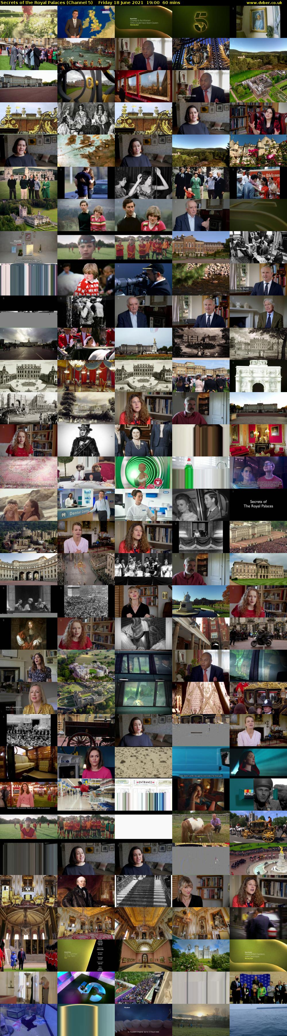 Secrets of the Royal Palaces (Channel 5) Friday 18 June 2021 19:00 - 20:00