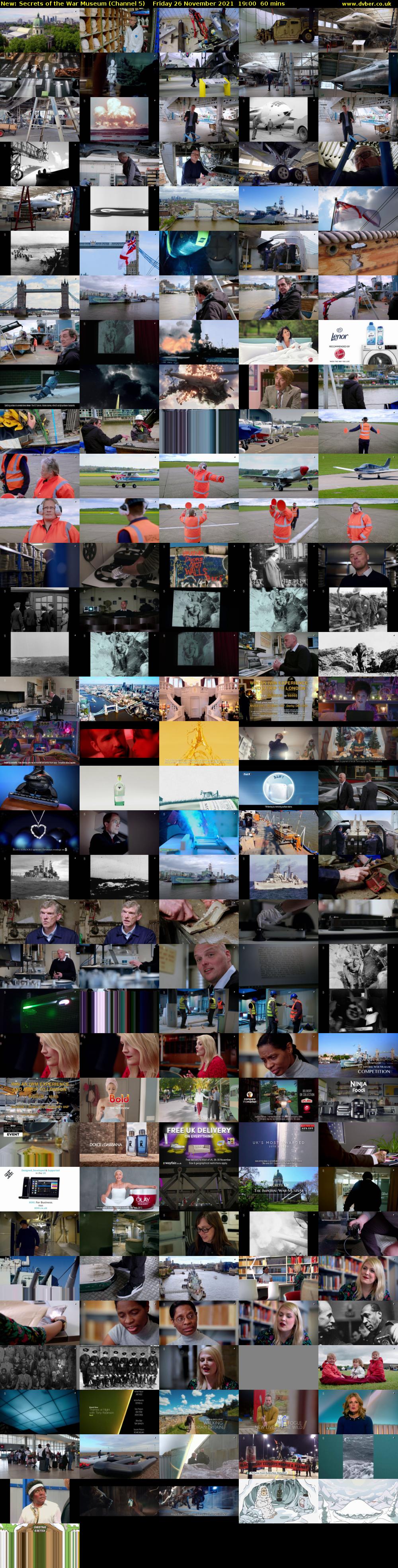 Secrets of the War Museum (Channel 5) Friday 26 November 2021 19:00 - 20:00