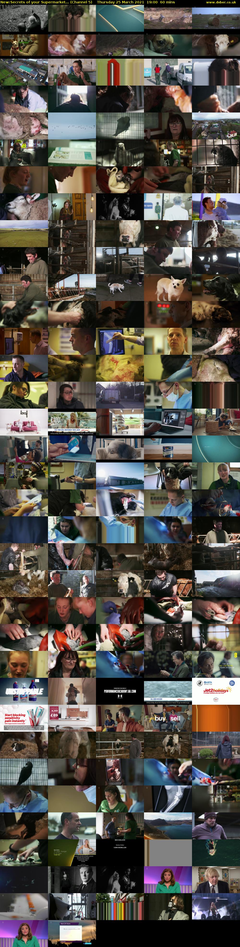 Secrets of your Supermarket... (Channel 5) Thursday 25 March 2021 19:00 - 20:00