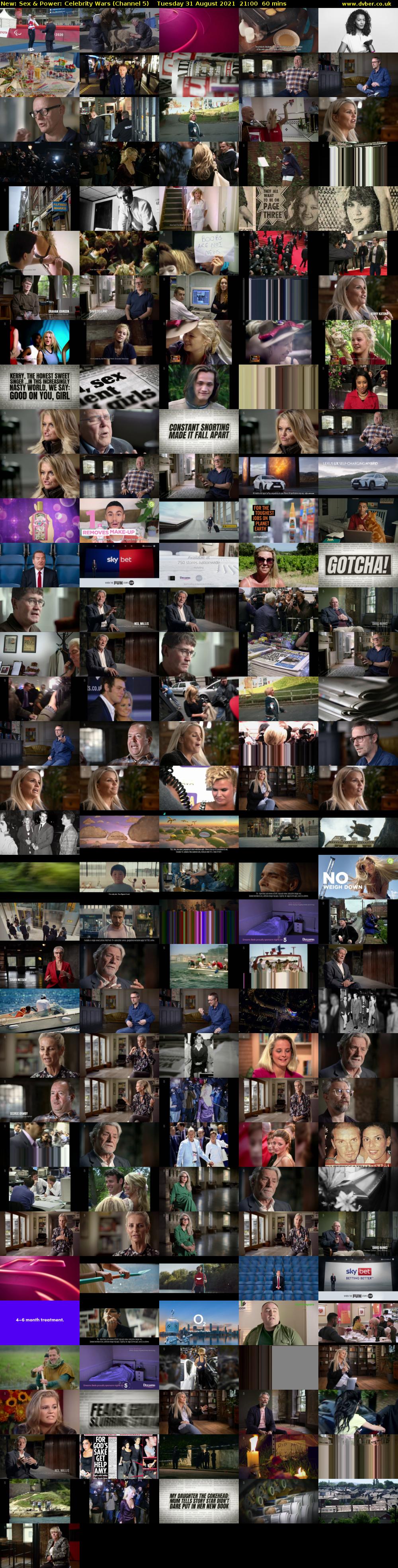 Sex & Power: Celebrity Wars (Channel 5) Tuesday 31 August 2021 21:00 - 22:00