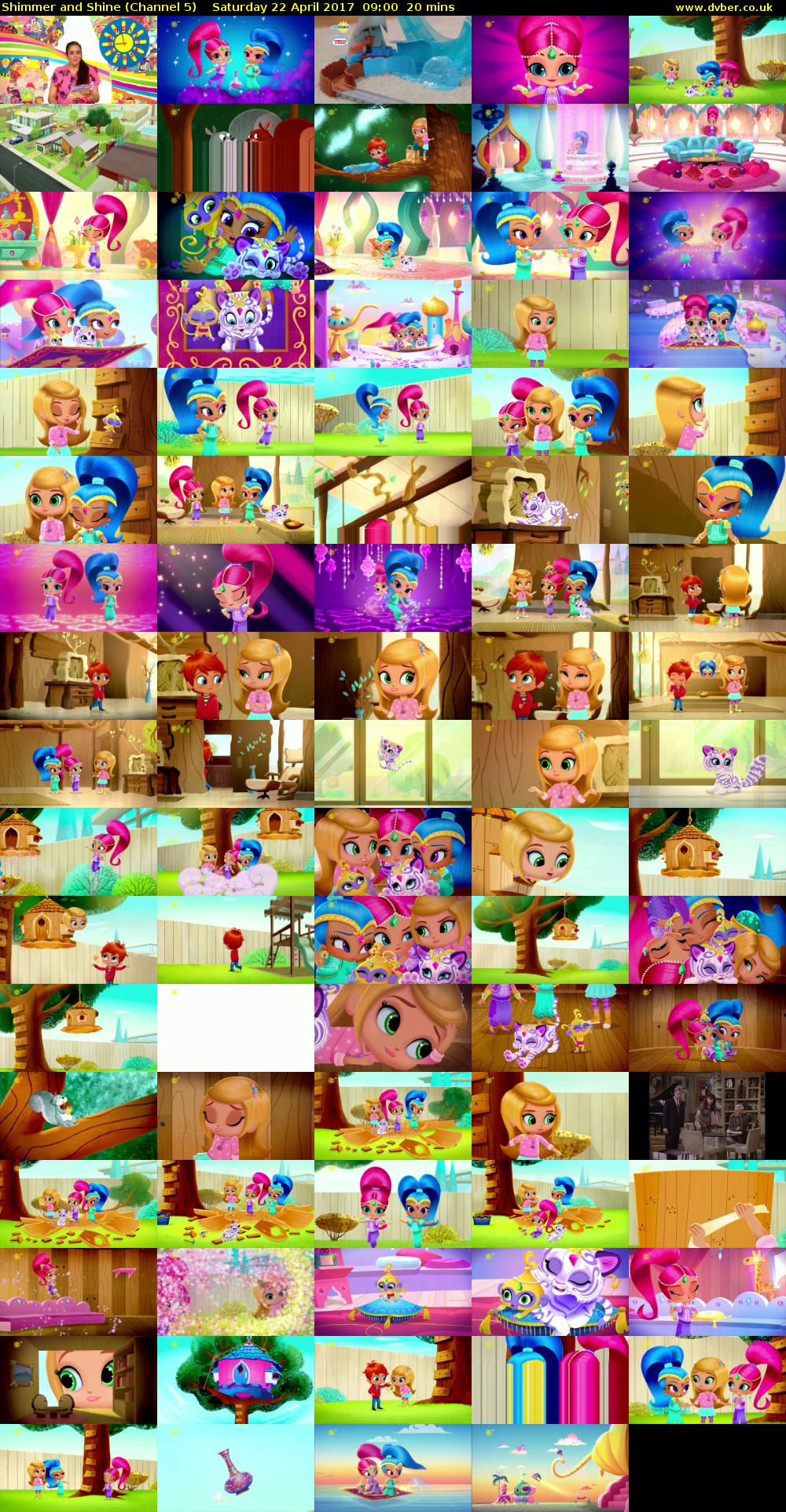 Shimmer and Shine (Channel 5) Saturday 22 April 2017 09:00 - 09:20