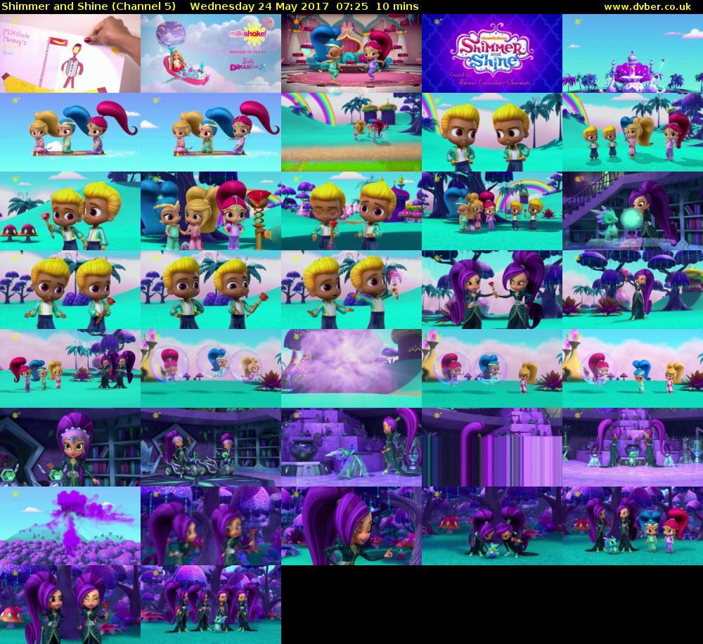 Shimmer and Shine (Channel 5) Wednesday 24 May 2017 07:25 - 07:35