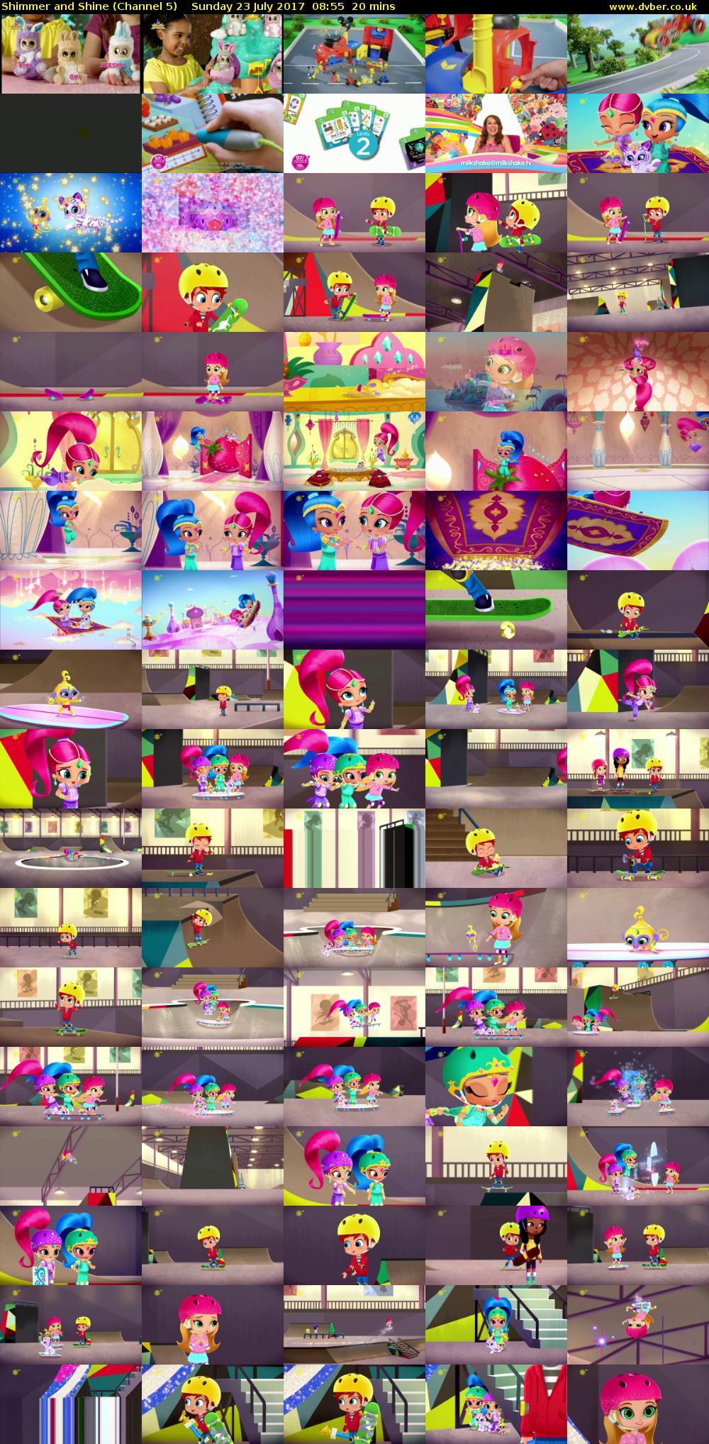 Shimmer and Shine (Channel 5) Sunday 23 July 2017 08:55 - 09:15