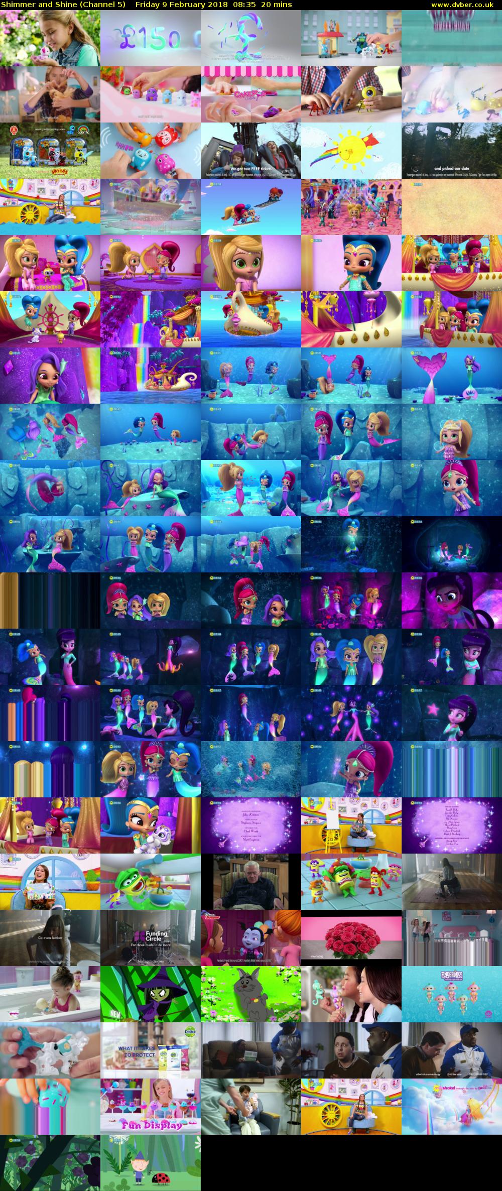 Shimmer and Shine (Channel 5) Friday 9 February 2018 08:35 - 08:55